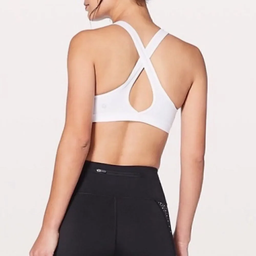 Lululemon colour me quick sports bra White Size 4